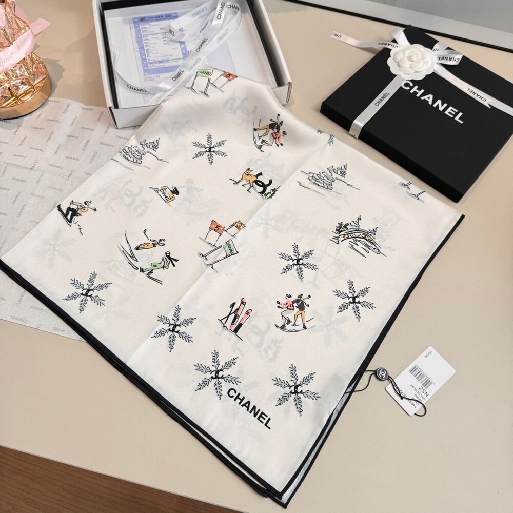 Chanel Silk Scarf - Picture 4 of 8
